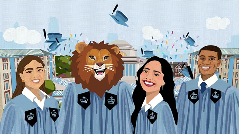 Roaree and Graduating Students