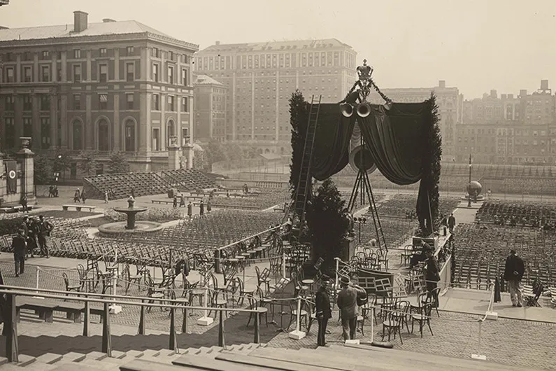 Low Plaza Commencement stage 1926