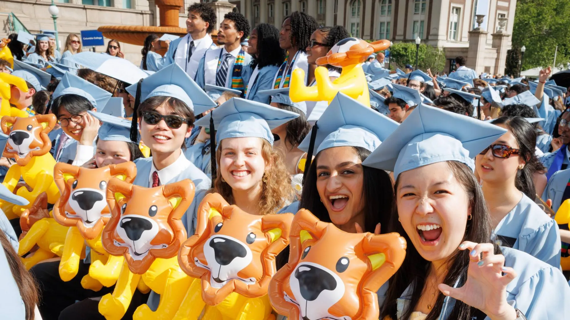 Columbia College graduates at Commencement by Sirin Samman.