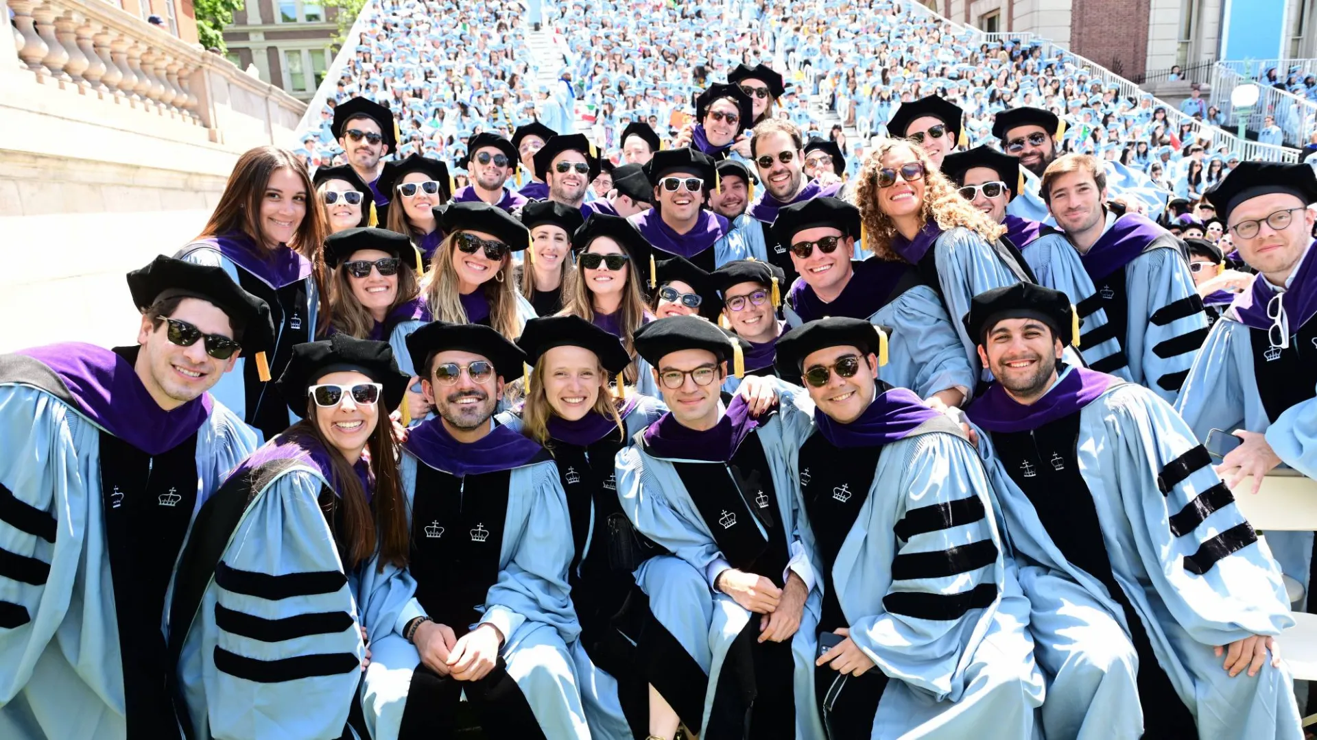 Columbia Law School Students at Commencement by Chris Taggart.