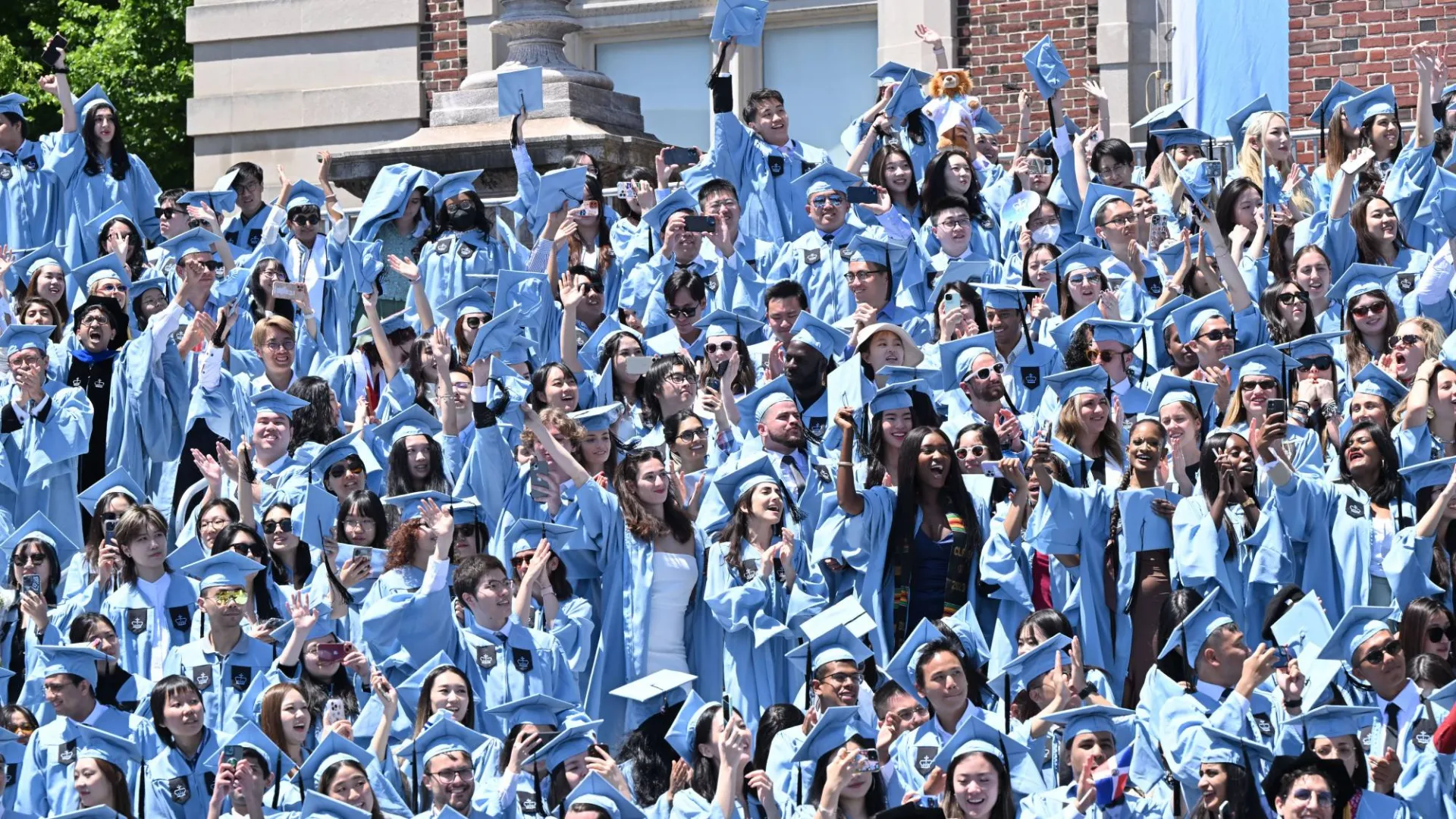Graduate School of Arts and Sciences graduates at Commencement by Diane Bondareff. 