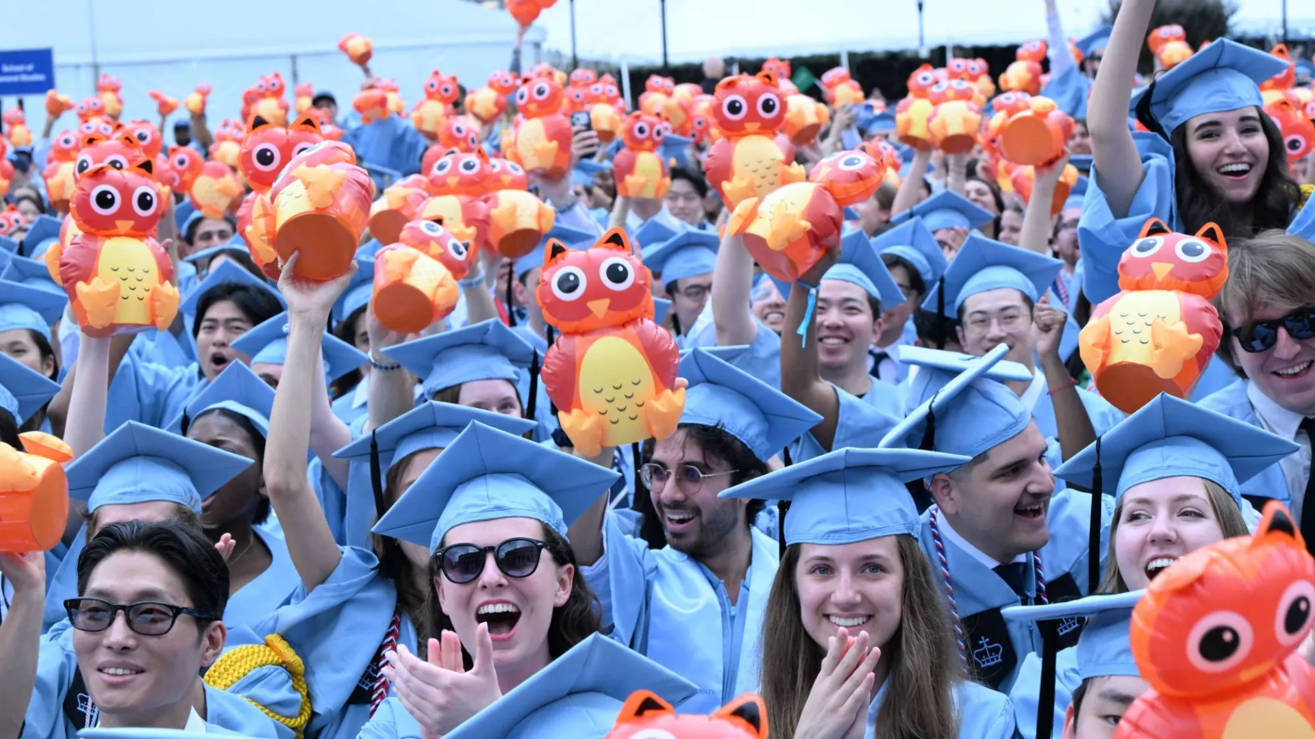 School of General Studies graduates at Commencement by Diane Bondareff.