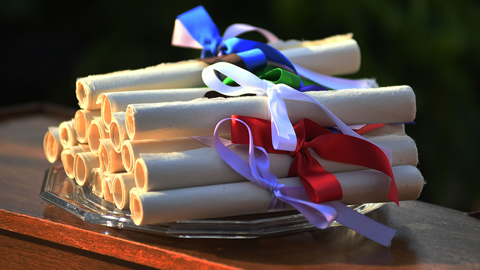 Commencement Scrolls